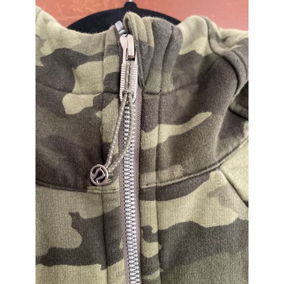 Lululemon scuba camouflage hoodie jacket size 8 - Picture 2 of 7